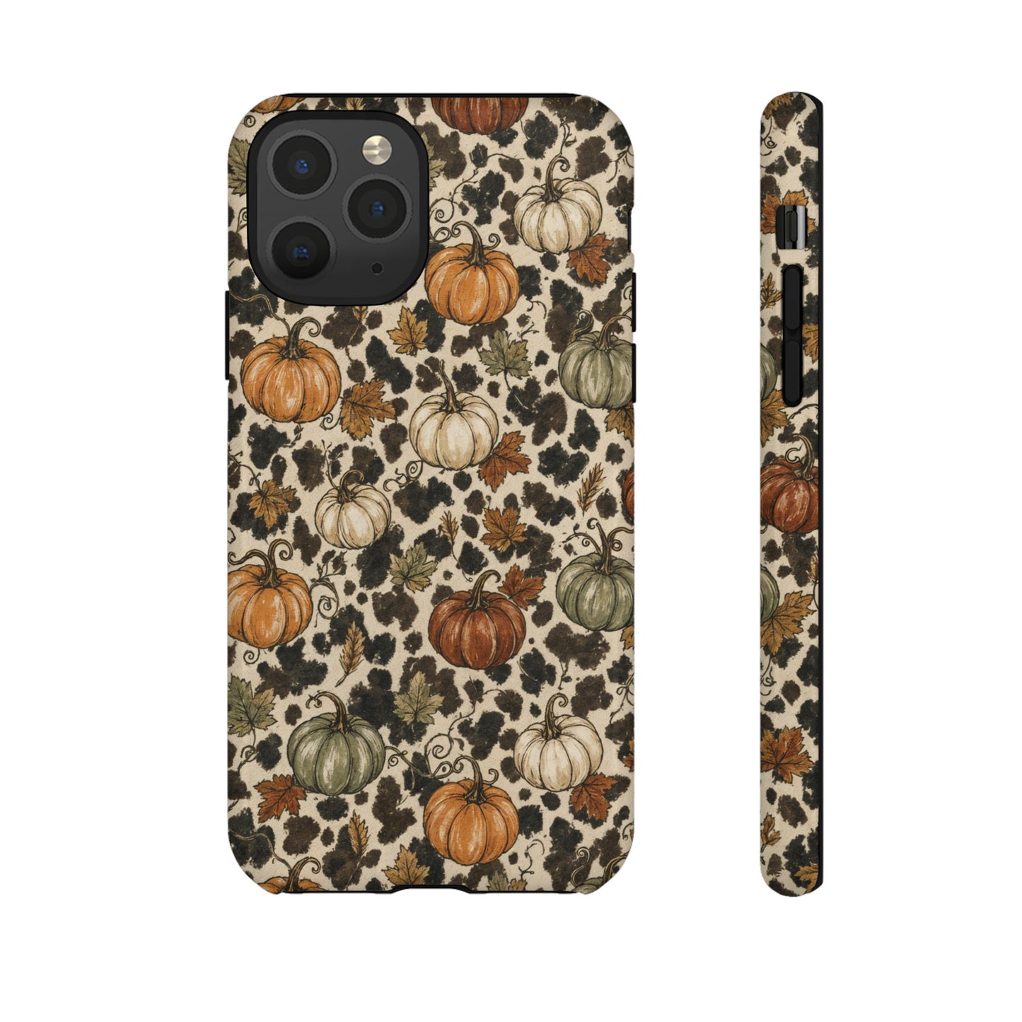 Cowhide Pumpkin Patch Tough Case