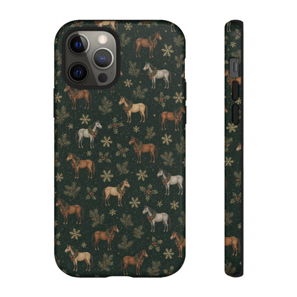 Evergreen Horses Tough Case