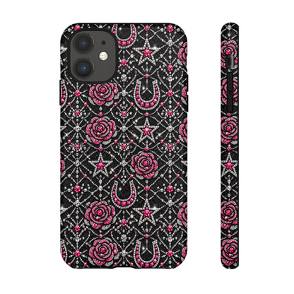 Rhinestone Rose Tough Case