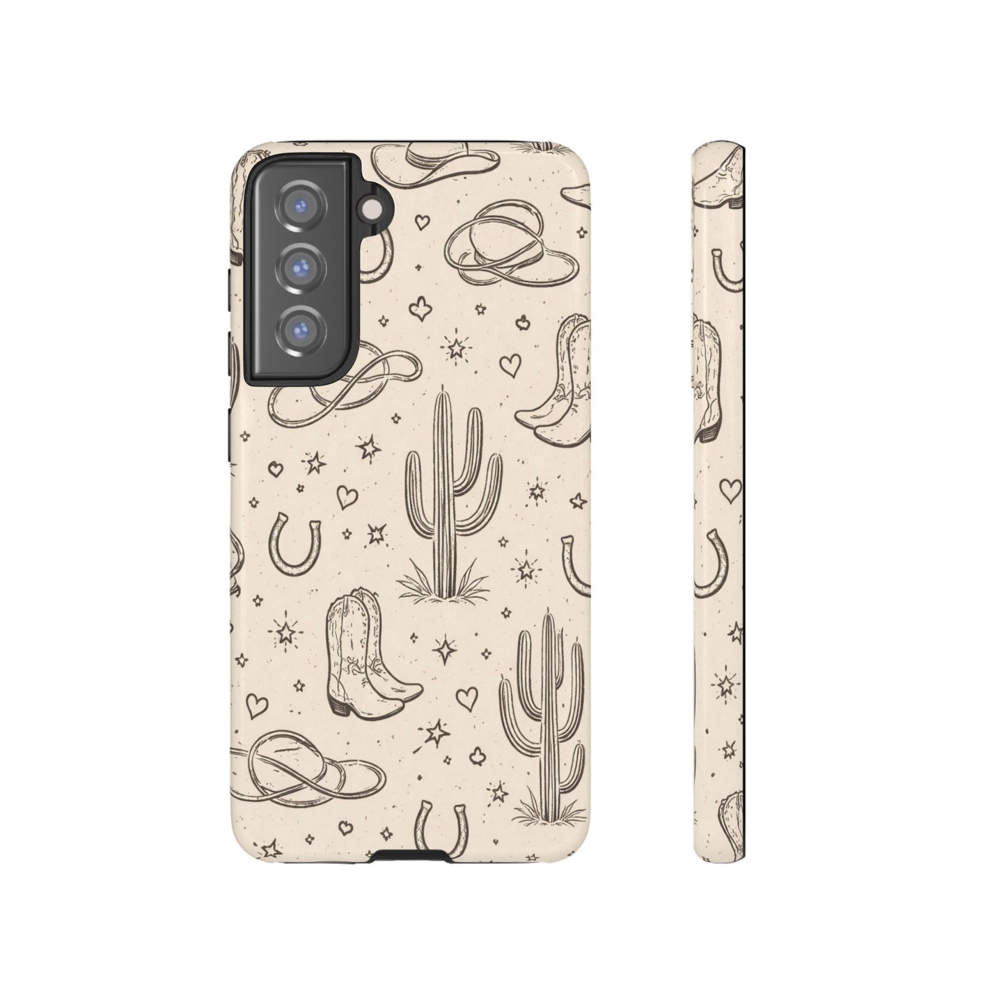 Cowgirl Doodles Tough Case