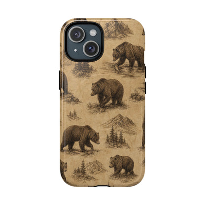 Vintage Bear Magnetic Case