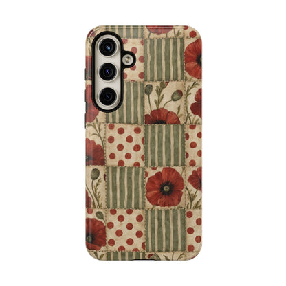 Poppy Patchwork Tough Case