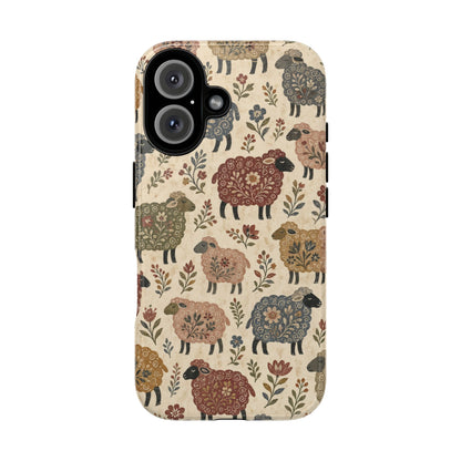 Folk Sheep Tough Case
