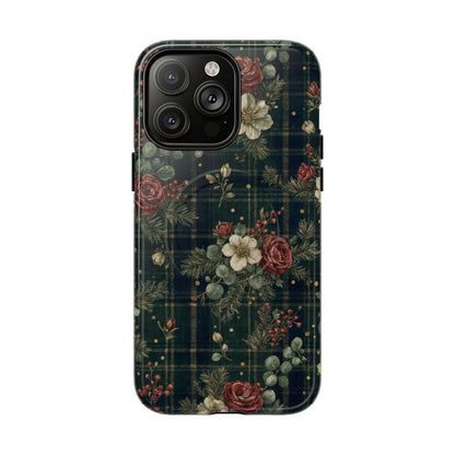 Tartan Roses Magnetic Case