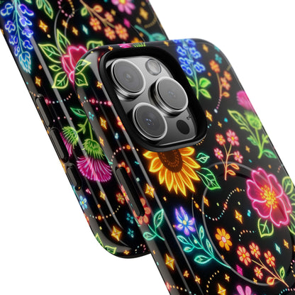 Neon Botanical Magnetic Case