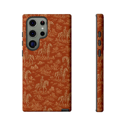 Cowboy Skeleton Toile Tough Case
