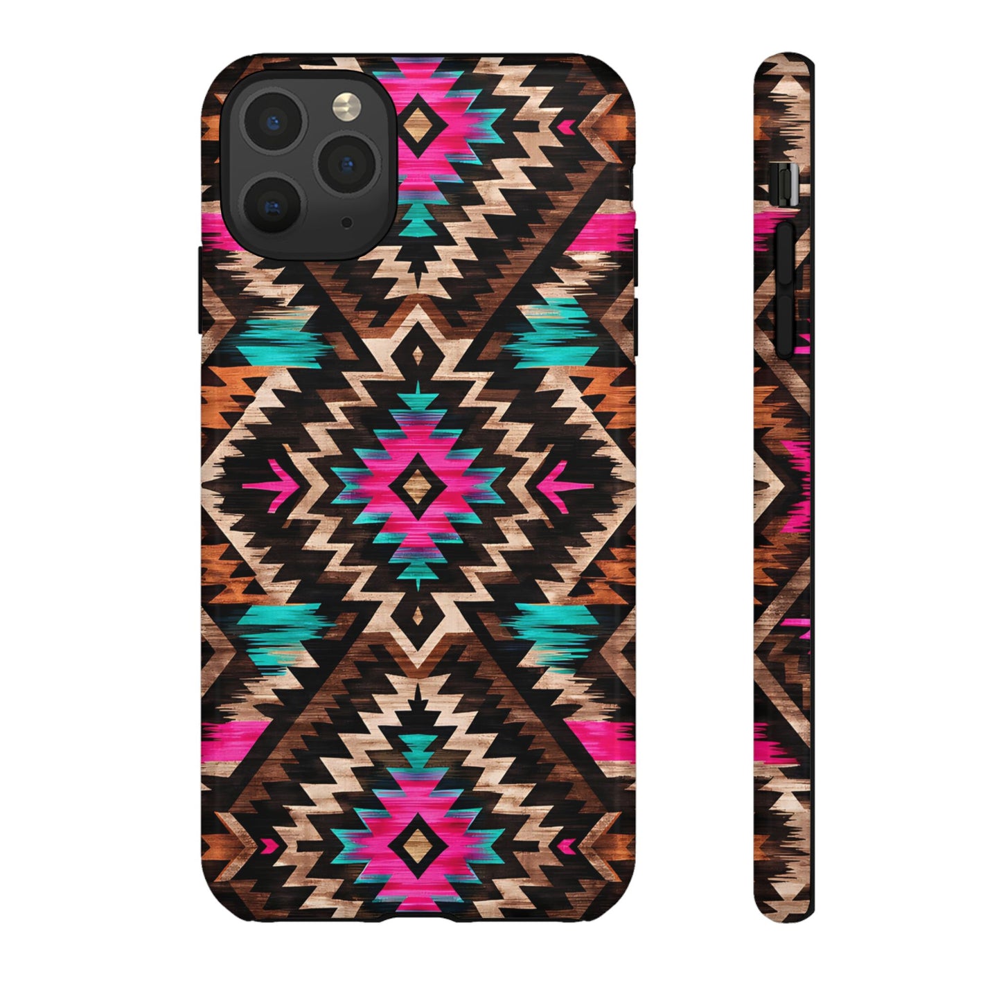 Neon Aztec Rug Tough Case