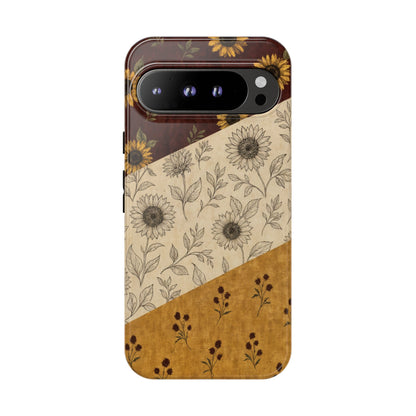 Sunflower Burgundy Swaths Tough Case