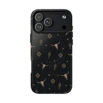 Midnight Longhorn Magnetic Case