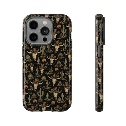 Cowboy Steer Skull Tough Case