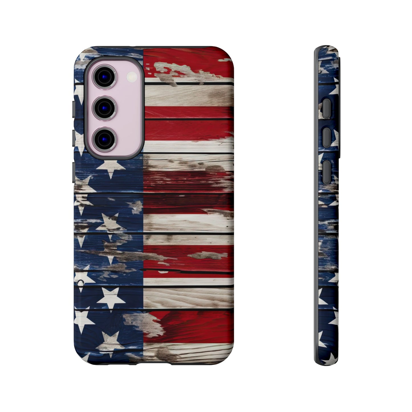 Wood Stars Stripes Tough Case