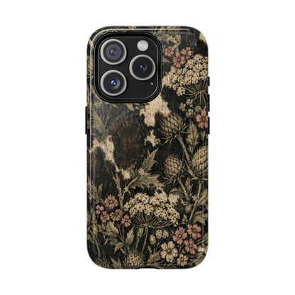 Cowhide Thistle Magnetic Case
