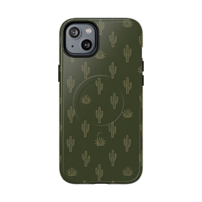 Green Cactus Magnetic Case