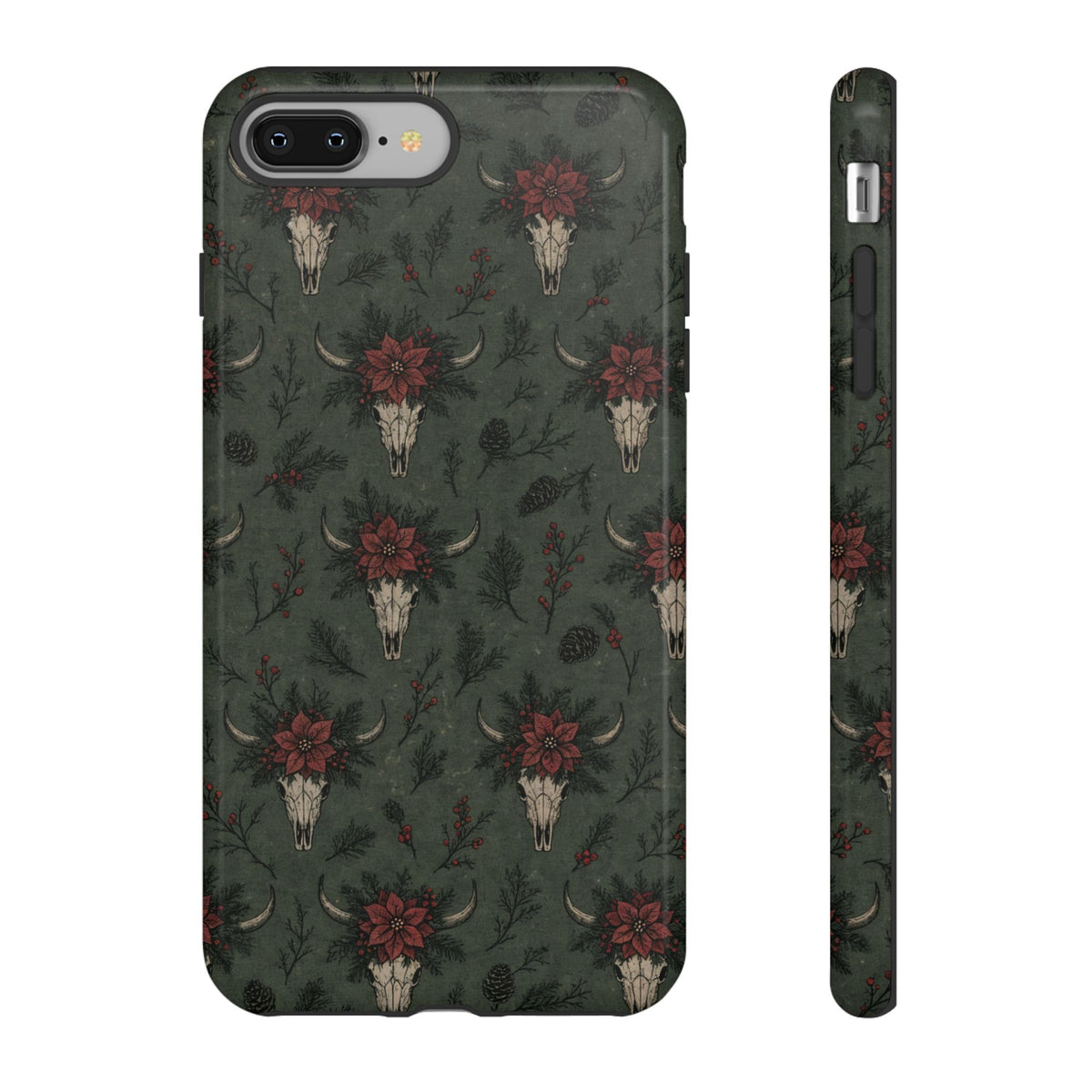 Inked Christmas Skull Tough Case