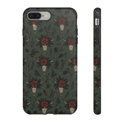 Inked Christmas Skull Tough Case