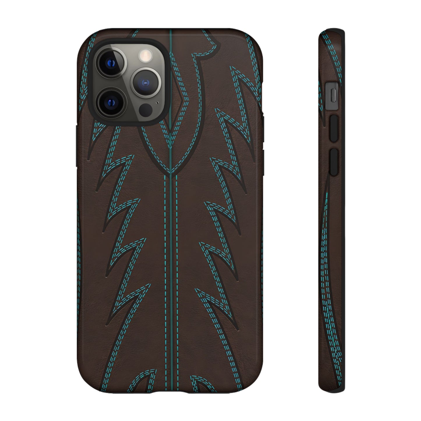 Boot Closeup Brown Turquoise Tough Case
