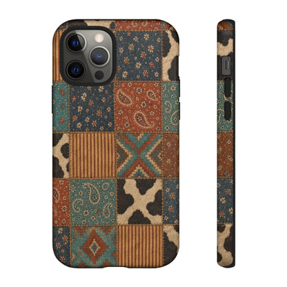 Turquoise Patchwork Tough Case