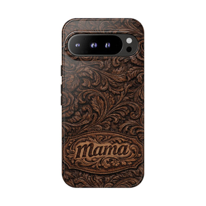 Carved Floral Mama Tough Case