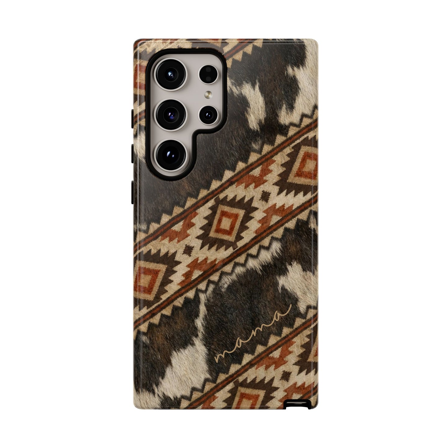 Cowhide Aztec Mama Tough Case