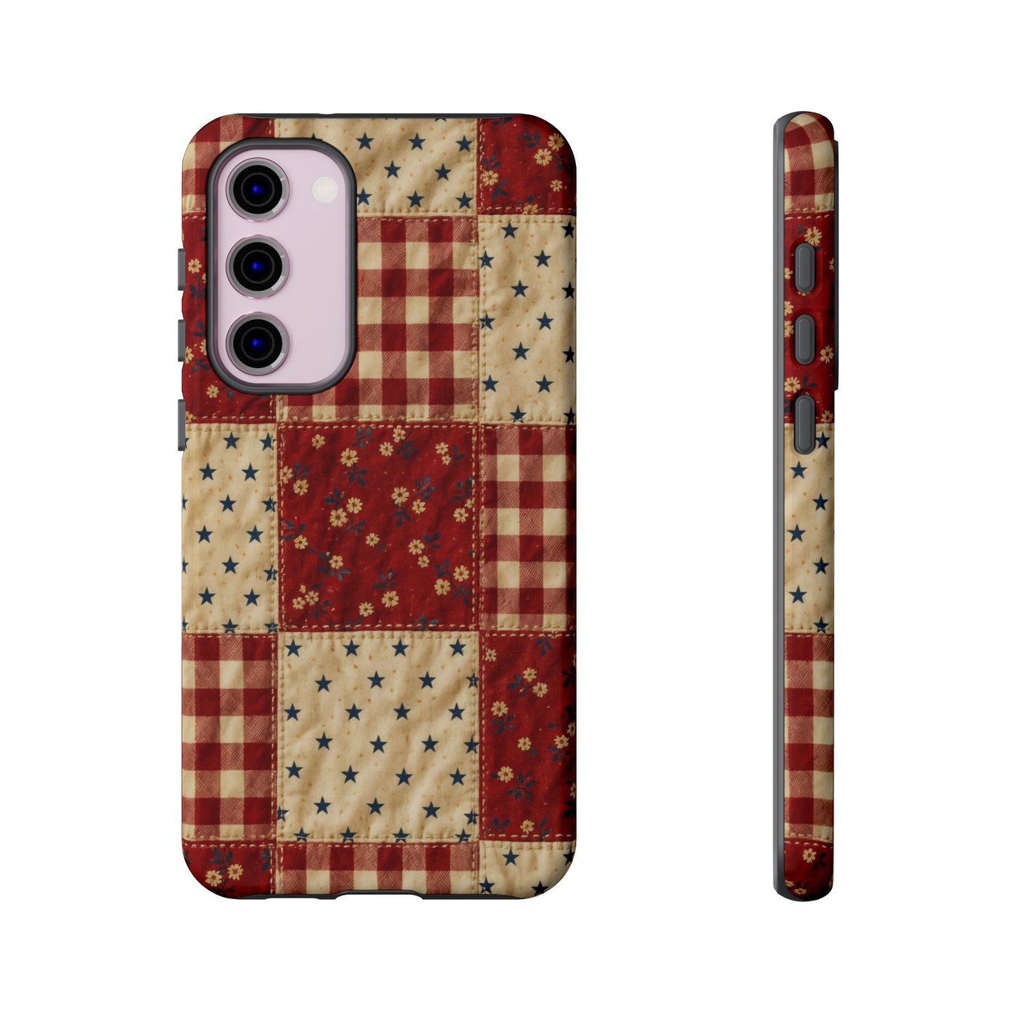 Gingham Stars Tough Case
