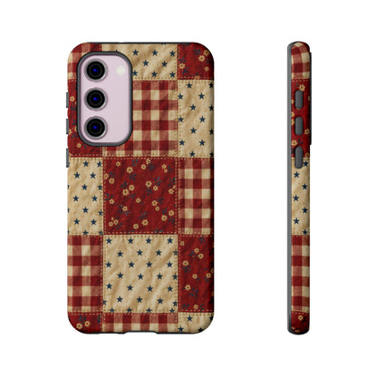 Gingham Stars Tough Case