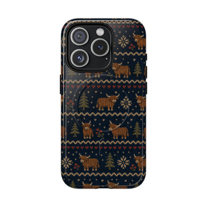 Highland Cow Sweater Magnetic Case