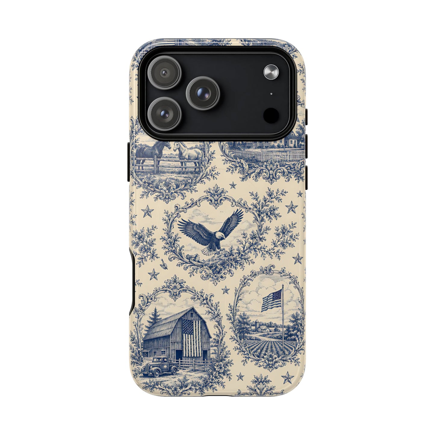 USA Toile Magnetic Case