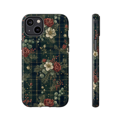 Tartan Roses Tough Case