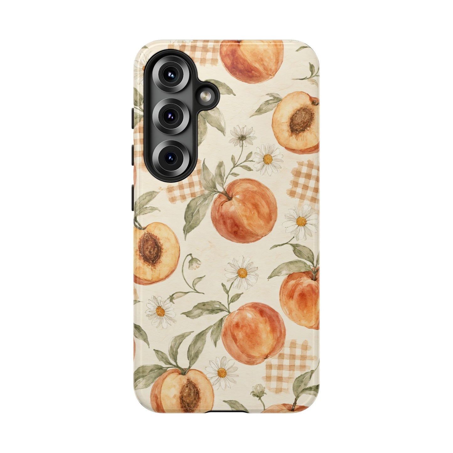 Peachy Gingham Tough Case
