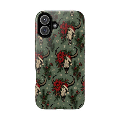 Santa Bull Skulls Tough Case