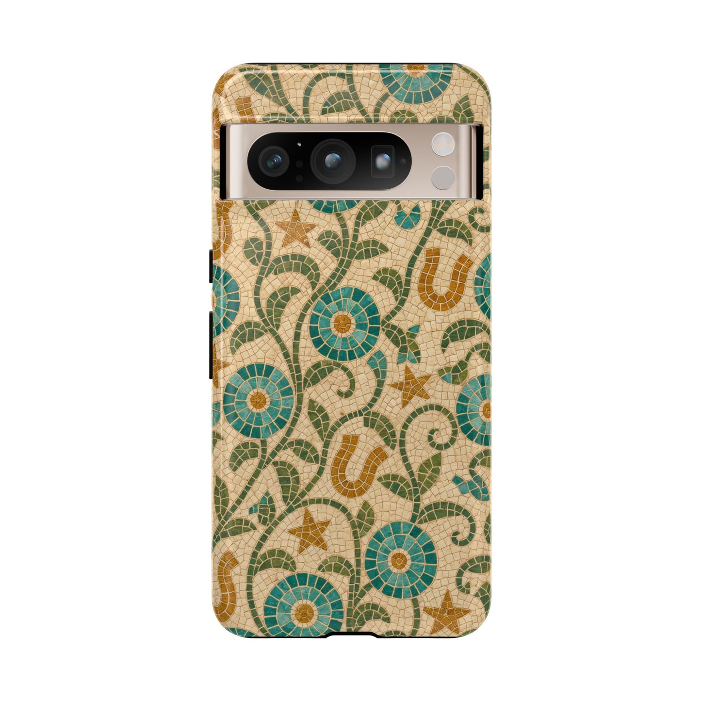 Turquoise Horseshoe Mosaic Tough Case