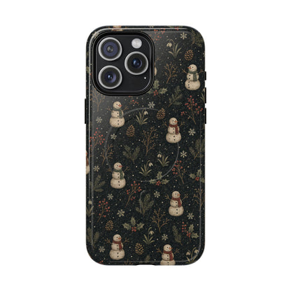Midnight Snowmen Magnetic Case