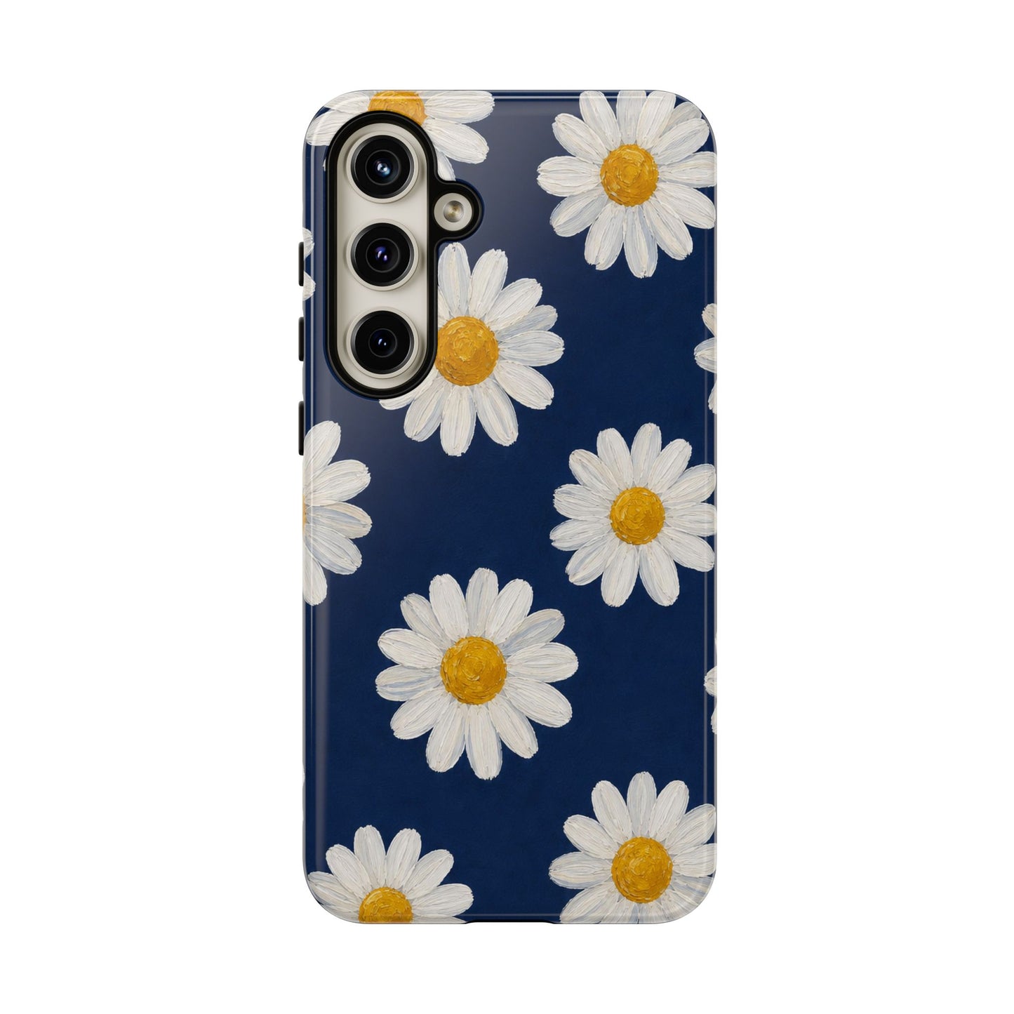 Navy Daisy Tough Case