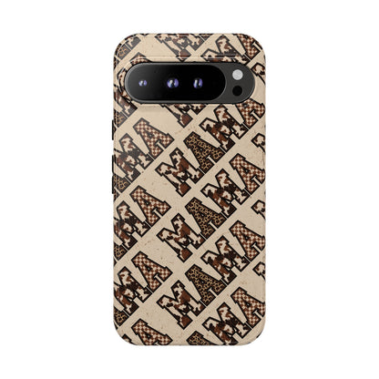 Grunge Cowhide Mama Tough Case