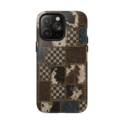 Tooled Patchwork Magnetic Case