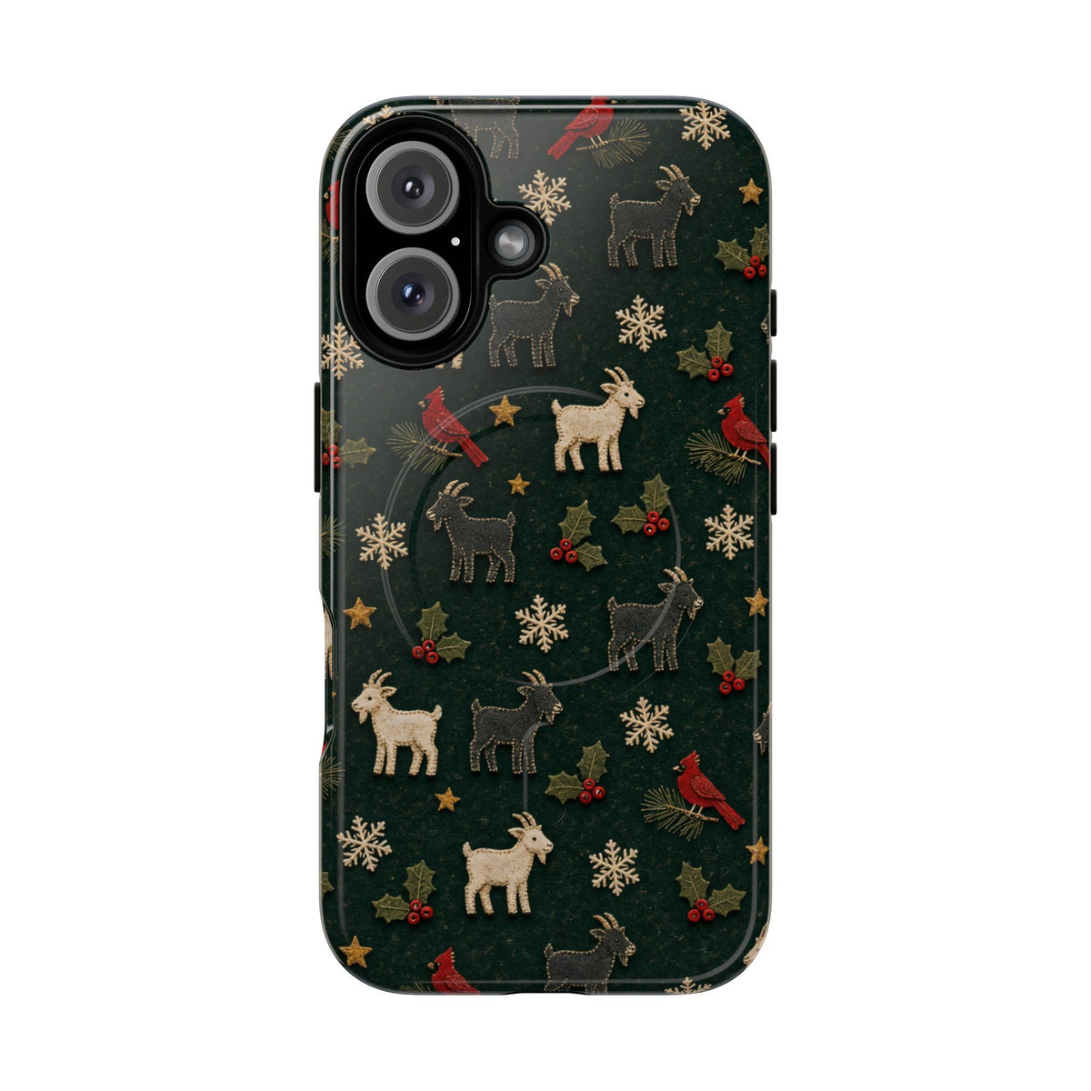 Felt Goats Cardinals Magnetic Case