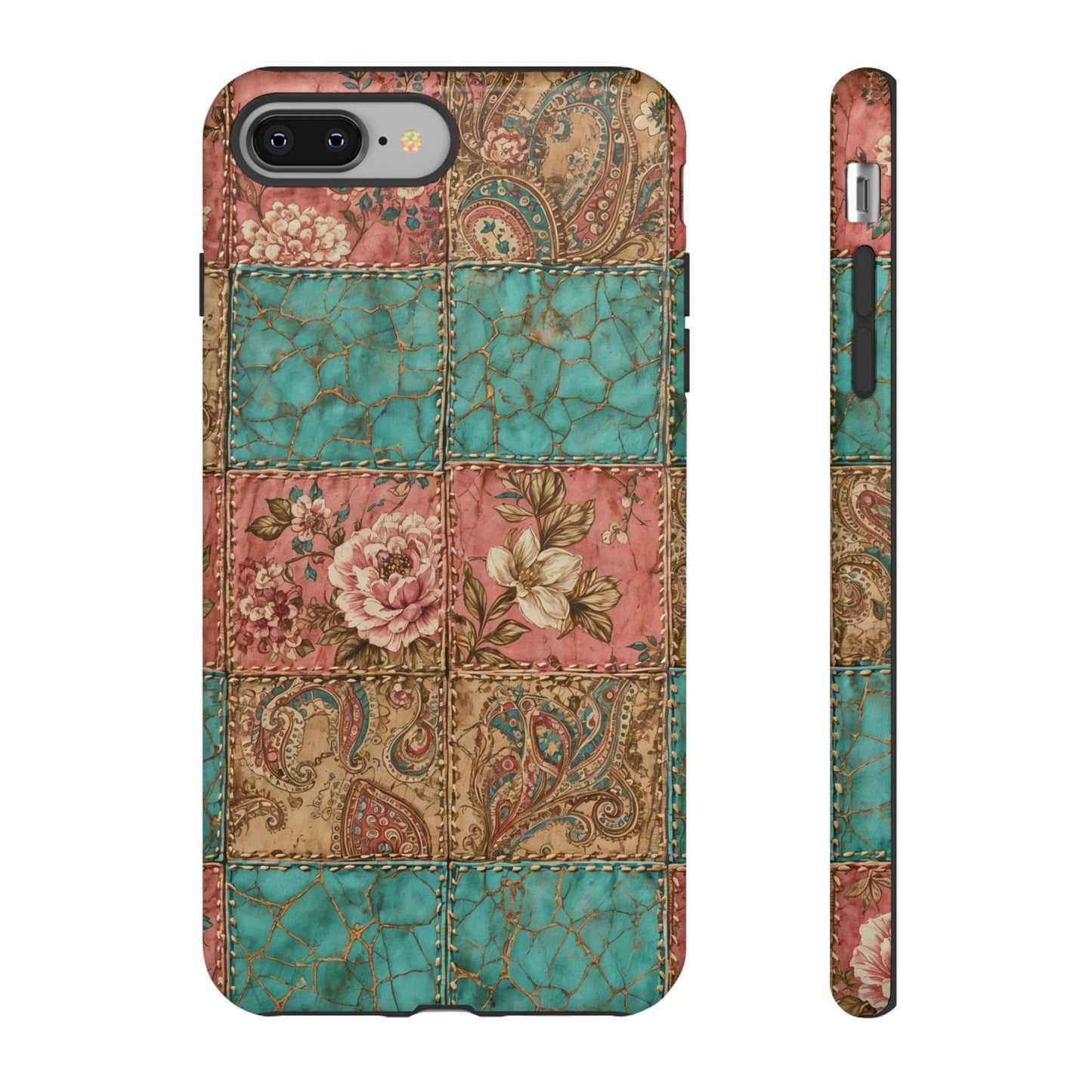 Turquoise Paisley Tough Case