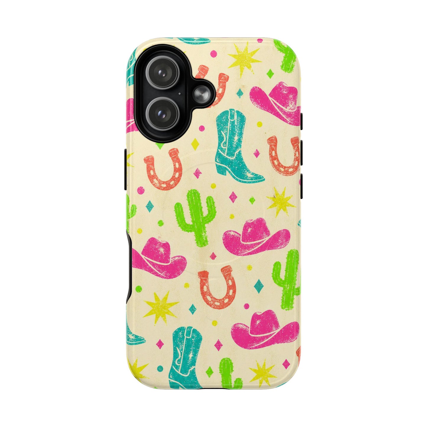 Neon Stamp Magnetic Case