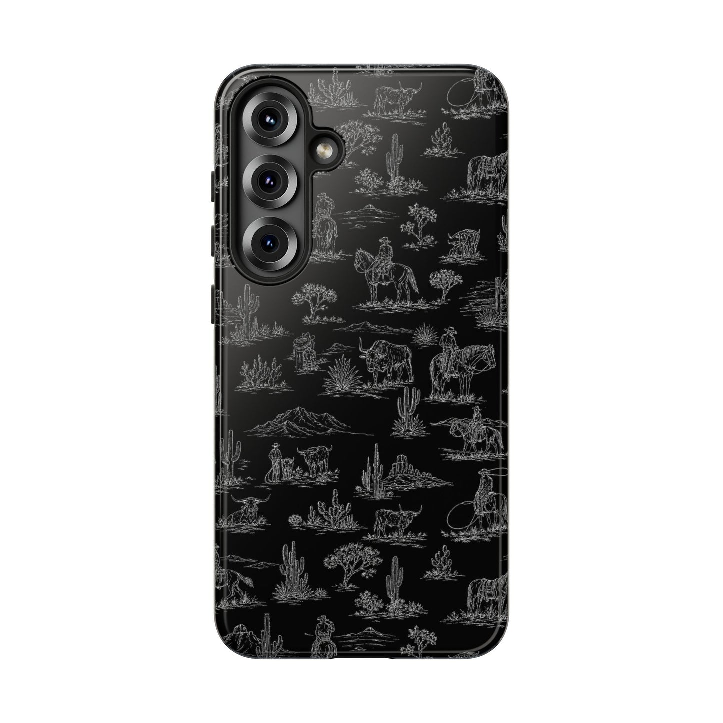 Midnight Toile Tough Case
