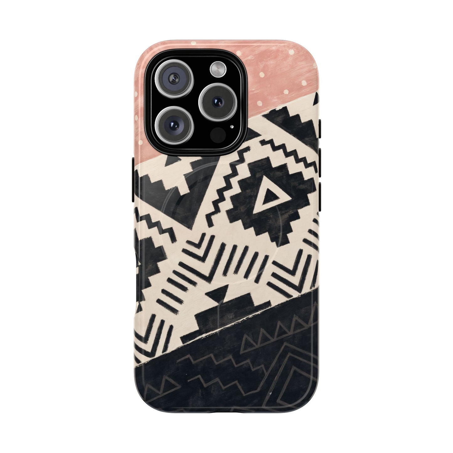 Blush Aztec Magnetic Case