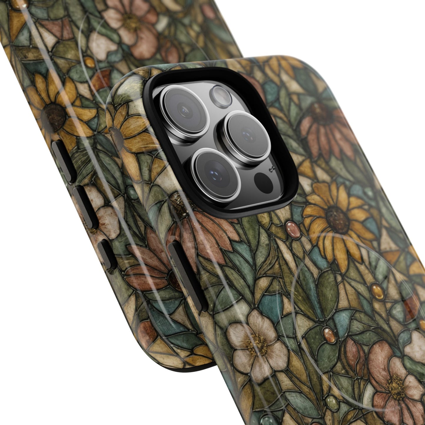 Wildflower Glass Magnetic Case