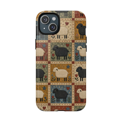 Sheep Quilt Magnetic Case