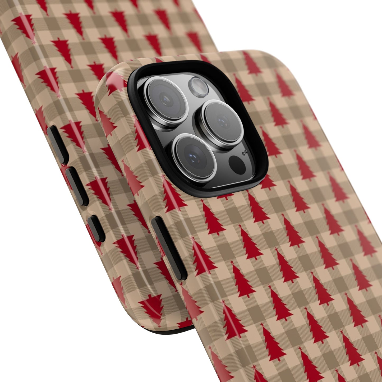 Plaid Tree Tough Phone Case
