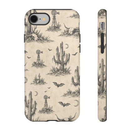 Spooky Desert Toile Tough Case