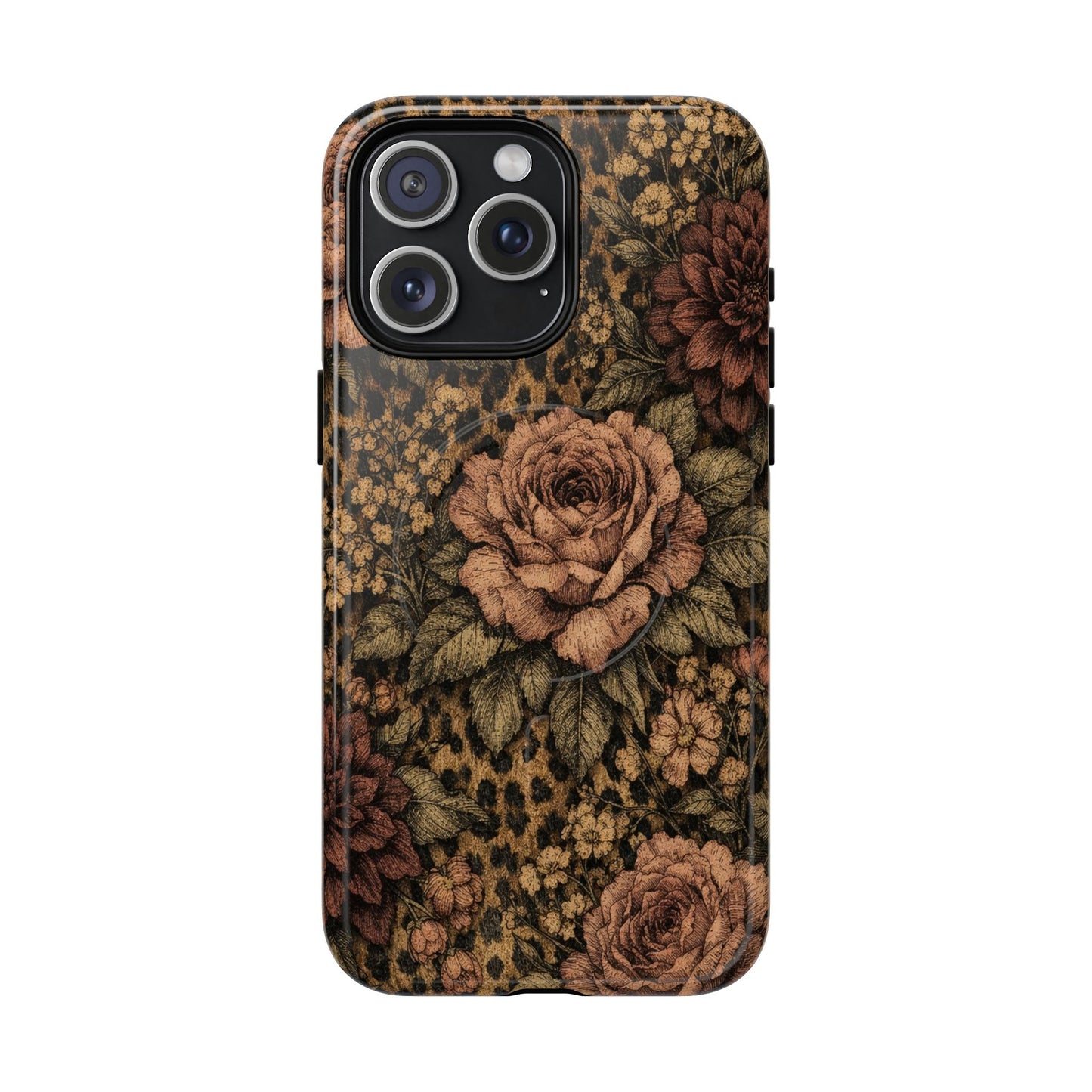 Leopard Bloom Magnetic Case