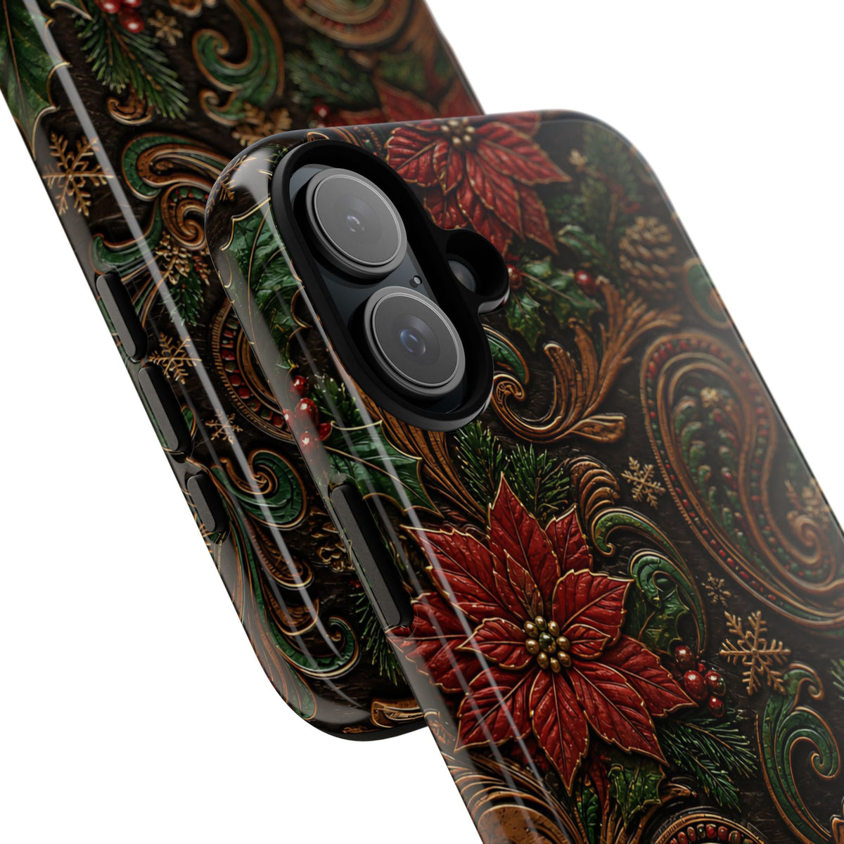 Carved Christmas Paisley Tough Case