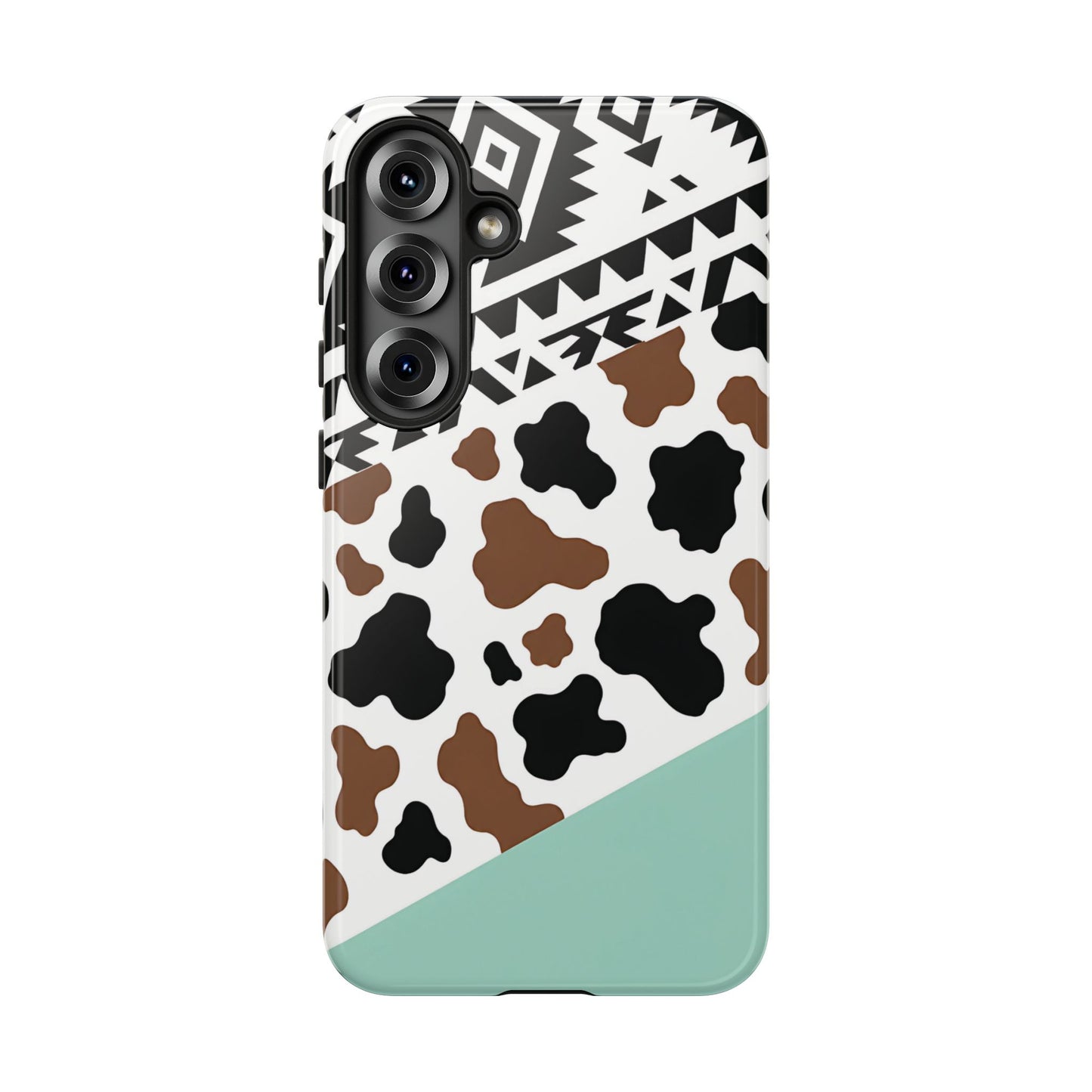 Mint Aztec Cowhide Tough Case