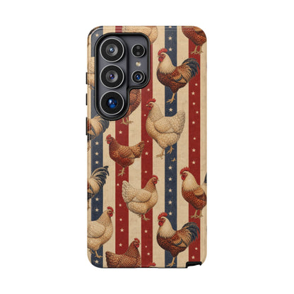 Chickens and Stripes Tough Case