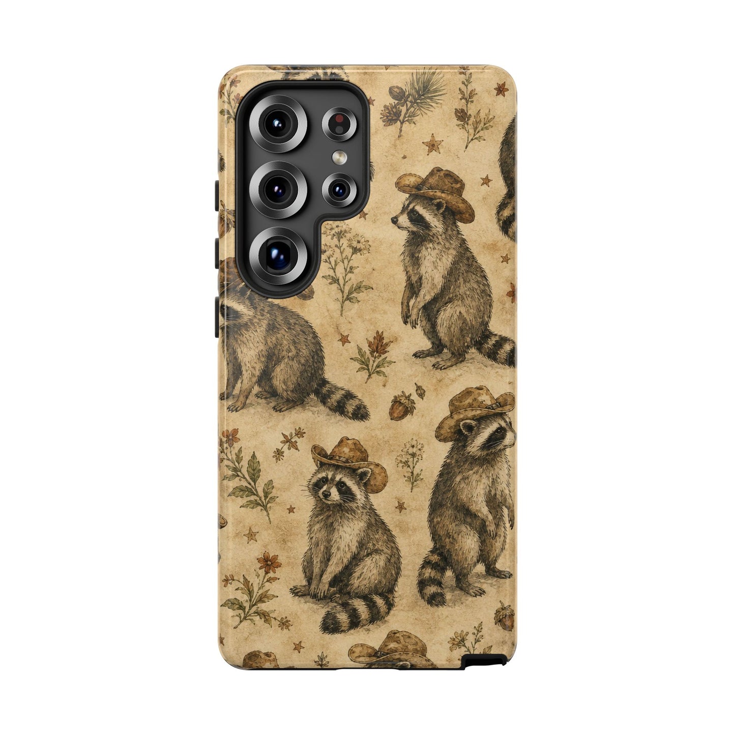 Painted Raccoon Tough Case