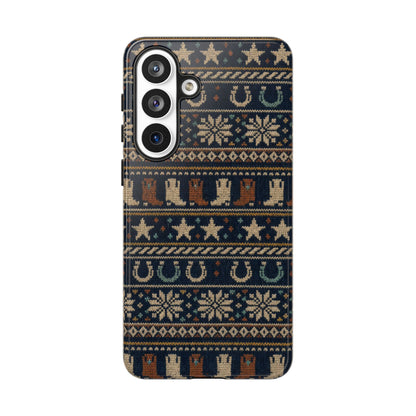 Fair Isle Boots Tough Case